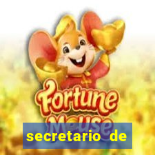 secretario de esporte salario